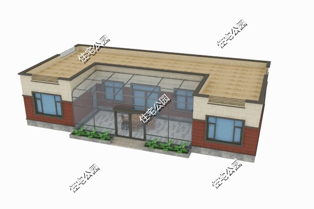 屋顶|造价20万起，给农村父母建的一层养老房，屋顶平台设计太赞了