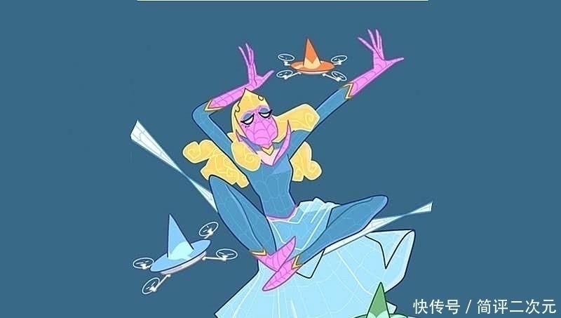 王子|蜘蛛侠版迪士尼公主,乐佩公主金发绚丽,白雪公主灵活百倍