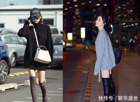 长靴|160cm以下的女人,穿长靴显腿长!这3种“穿法”时髦又显高