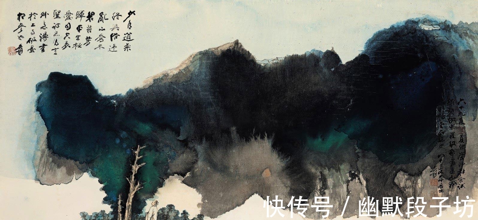 画家#张大千靠仿他的画出人头地,他的理论一直被追捧!