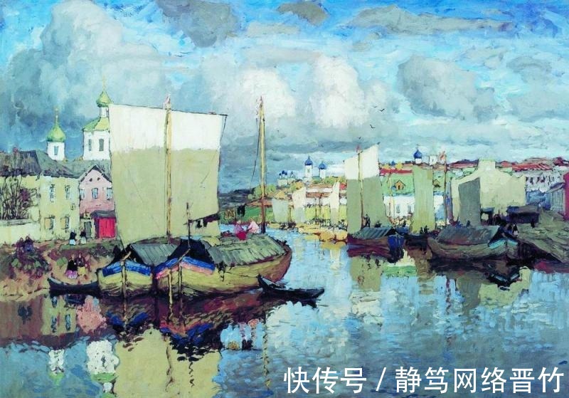 康斯坦丁|俄罗斯印象派画家,康斯坦丁诺维奇加勒巴多夫,油画作品欣赏
