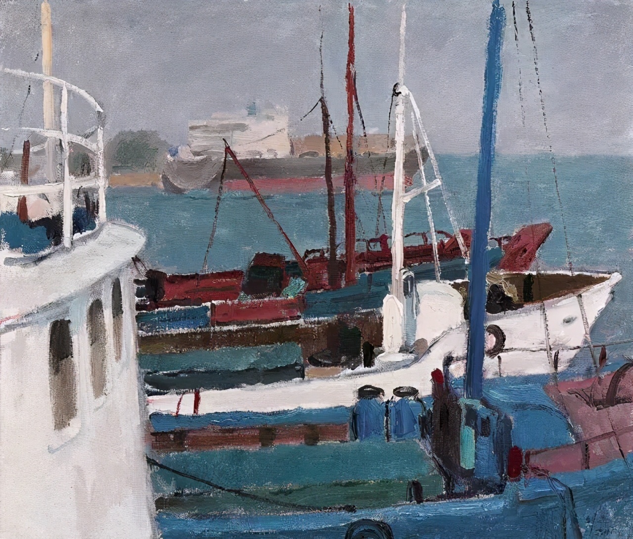 高级色彩,沈行工独特的诗意性油画