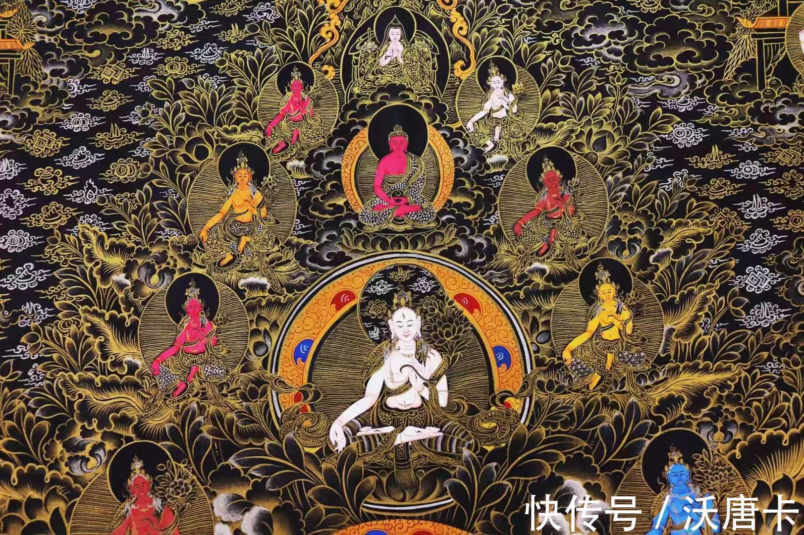 藏传佛教$二十一度母唐卡都表现了什么内容?