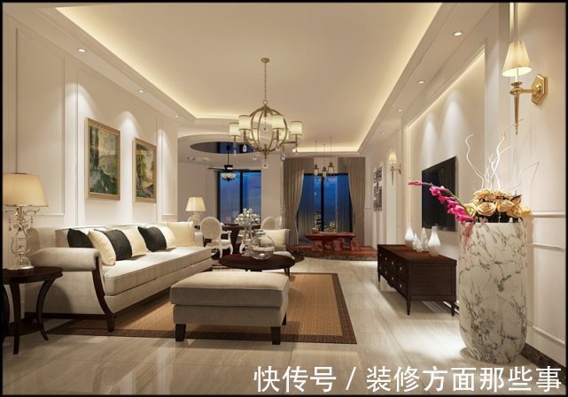 简欧风|122平简欧风三居室,时尚舒适和韵味并存