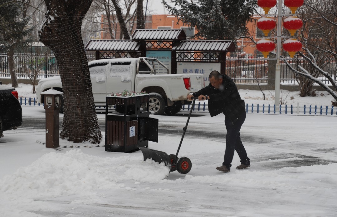 春雪如期而至 延庆冬奥赛区宛若仙境！