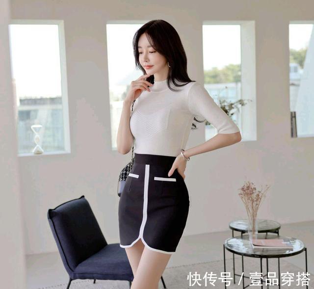女神|女神孙允珠高清时尚搭配:浮华都市麦香奶酪色叠领衣裙