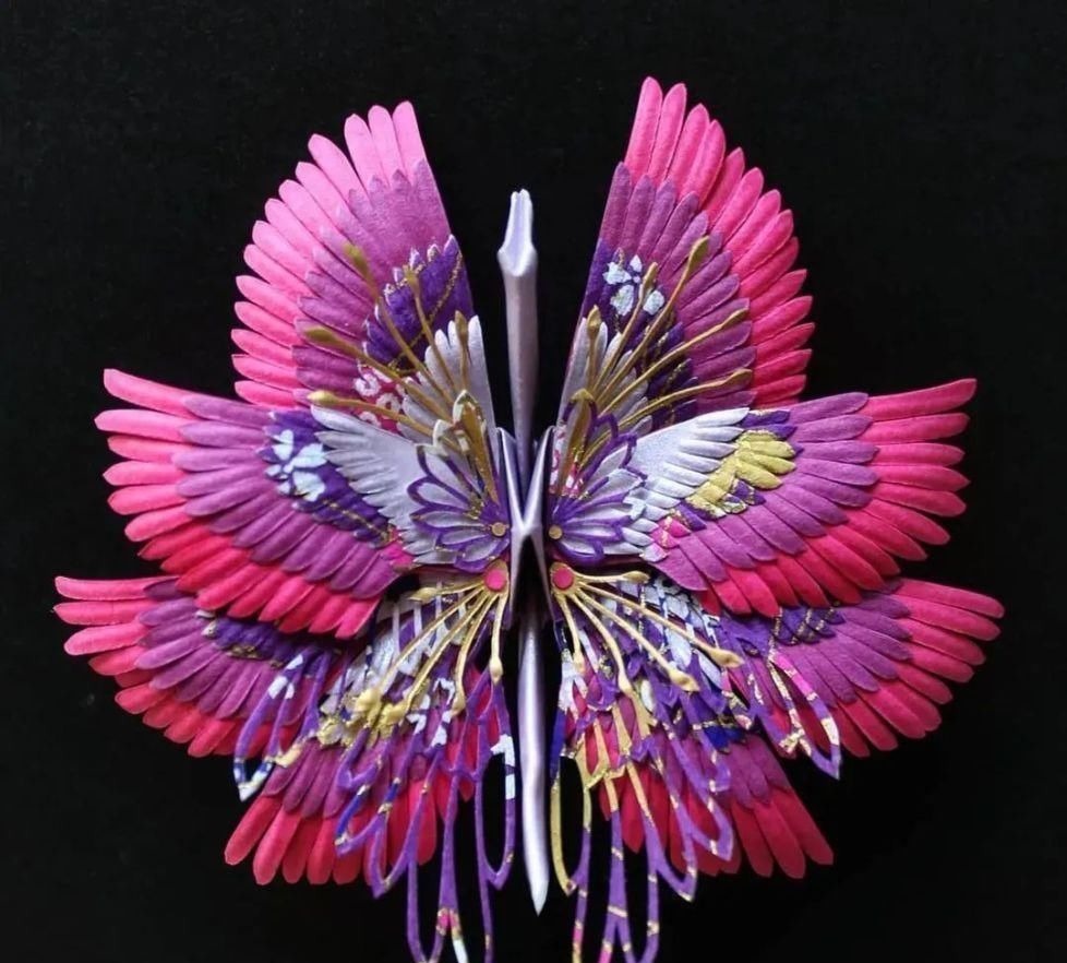 灵感$抑郁小哥把一只2毛钱的千纸鹤折成了我买不起的样子,不但病好了还年入百万