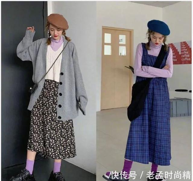 好看|个子不高也能穿出好看造型, 12套女生彩色秋冬穿搭