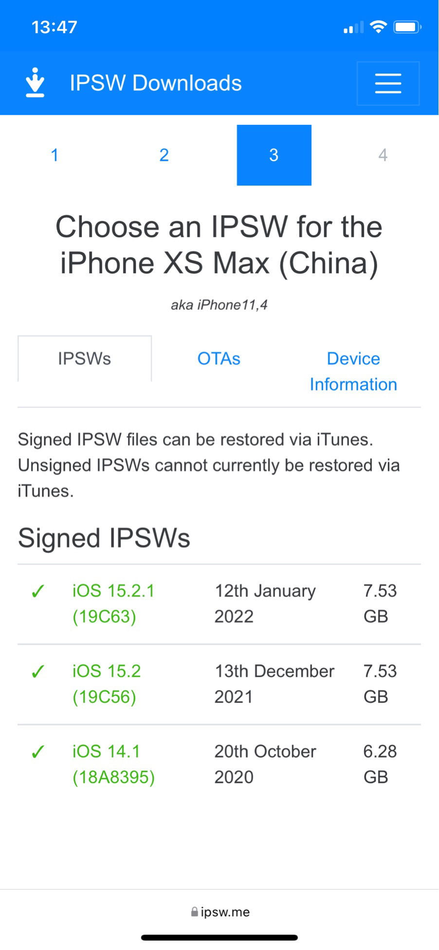 国行版|苹果 iPhone XS Max 国行版 iOS 14.1 系统验证通道再次开启