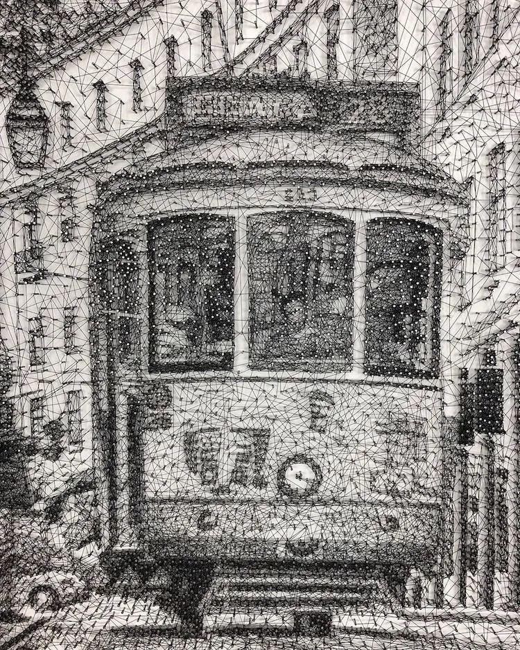 艺术家@他的素描画,乍看没什么特别之处,放大看细节服气了