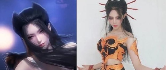 网红|女网红自己制作焰灵姬cos服装，当看到成品后，漫迷：就三点？