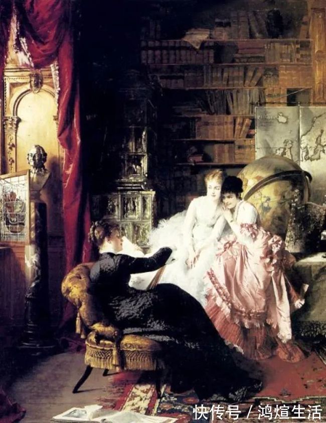 康拉德|德国画家康拉德笔下 细腻的年轻漂亮女子,真心的美!