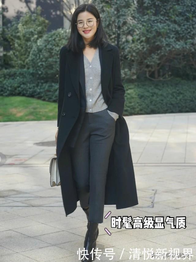 大衣+高跟靴=今年最洋气搭配,时髦又高级,不管穿多久都不过时