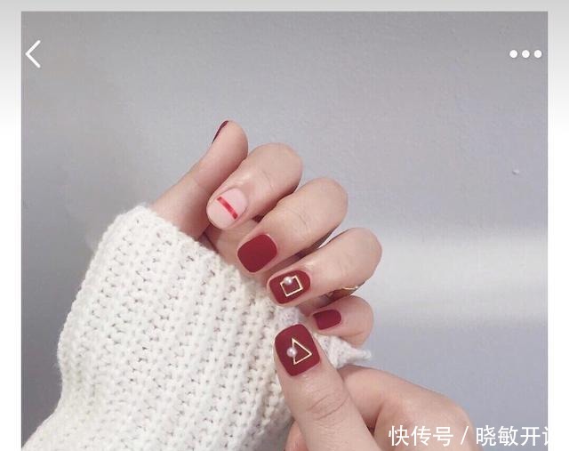 爆棚|简单精致的美甲示范,非常温柔又俏皮可爱,让你时尚感爆棚
