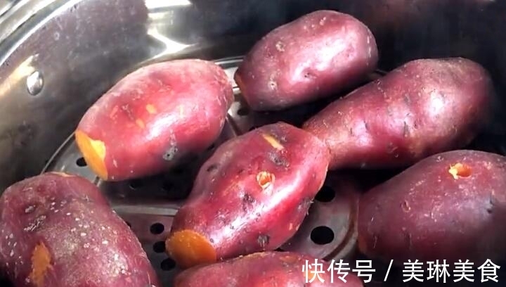 蒸红薯|蒸红薯时，直接蒸就毁了，大厨教你正确做法，香甜又绵软