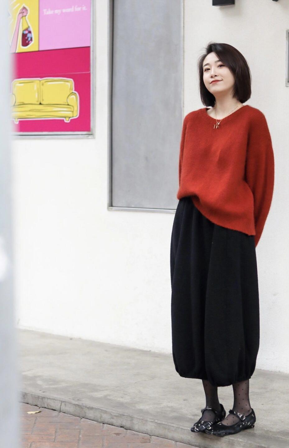 学院风 这些才是“毛衣”的高级穿法,简约优雅又显气质,谁穿都美