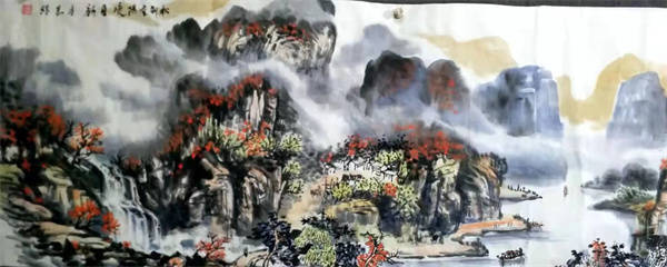 扈恩龄!画家扈恩龄大写意山水作品欣赏