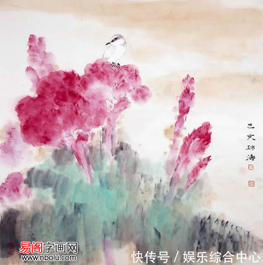 霍春阳#青年画家马瑞涛:丹青写美好,笔墨见自然