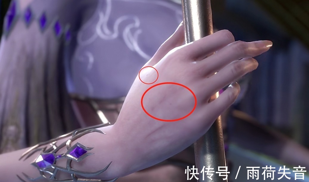 衰老|斗罗大陆比比东手上已有老年斑,五十岁多的年纪,衰老藏不住