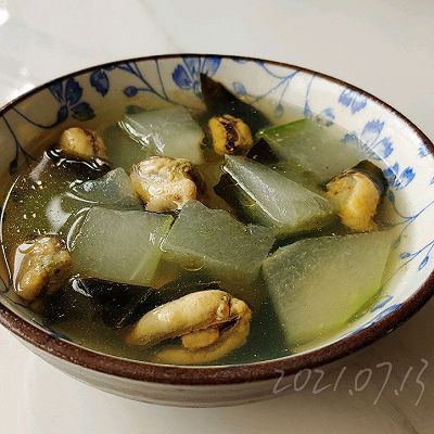 青口海带冬瓜汤|青口海带冬瓜汤