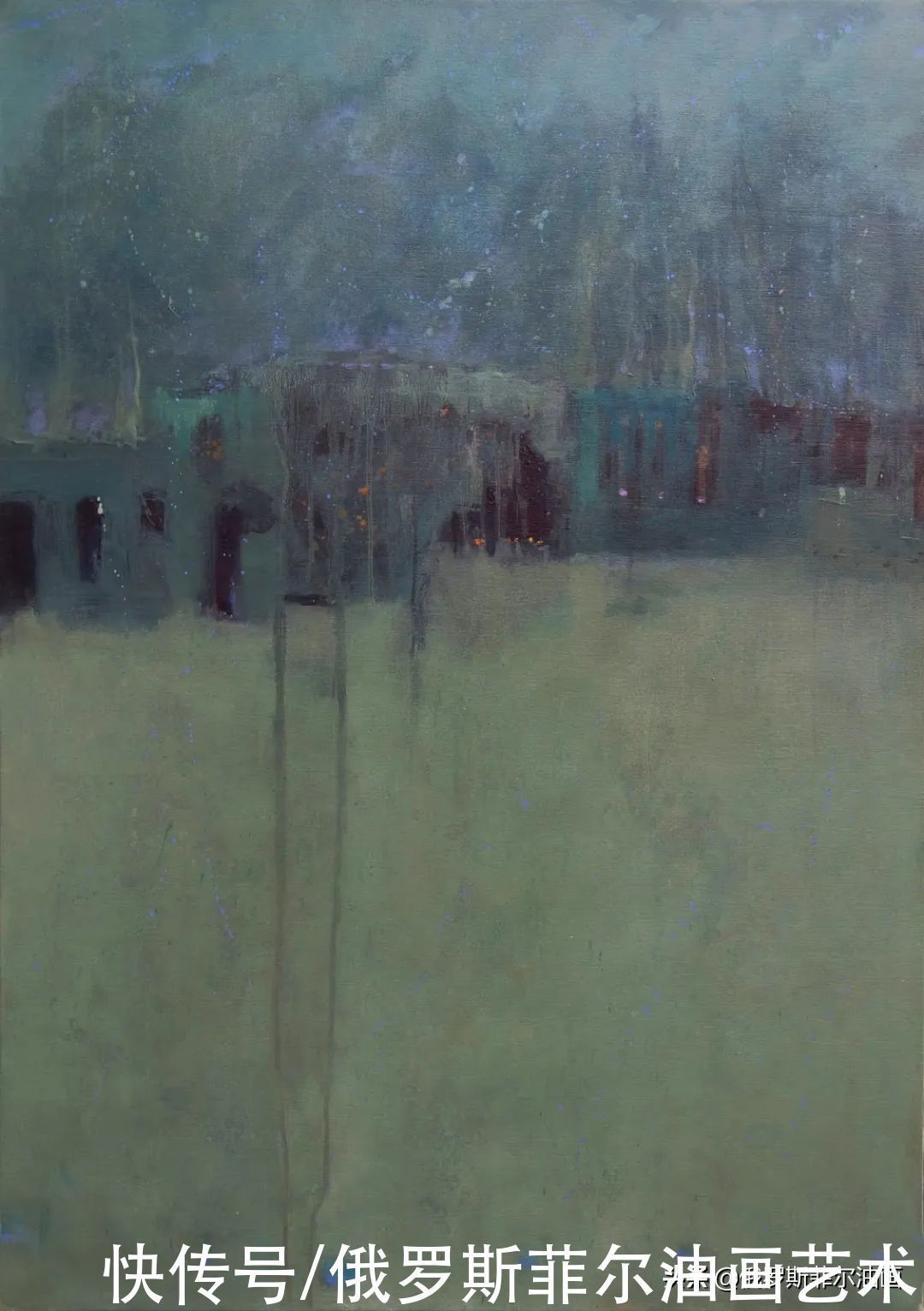 弗洛伊德$美国画家桑德拉·弗朗德的油画里,充满了微妙而引人注目的情感