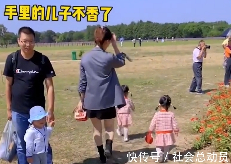 三胞胎|江苏一3胞胎女儿出门,过路大哥眼神亮了:手里的儿子顿时不香了