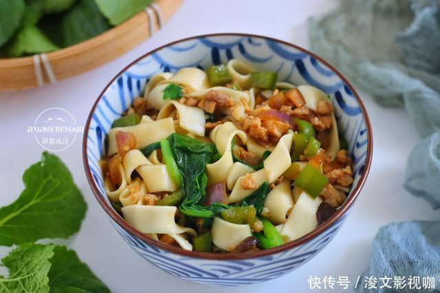 面条|天越热,就越应该吃热面,分享四款私房打卤面,越吃越喜欢