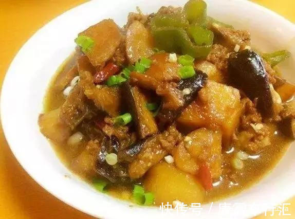 做法|茄子土豆炖五花肉的做法来喽,每天一道家常菜,天天不重样!