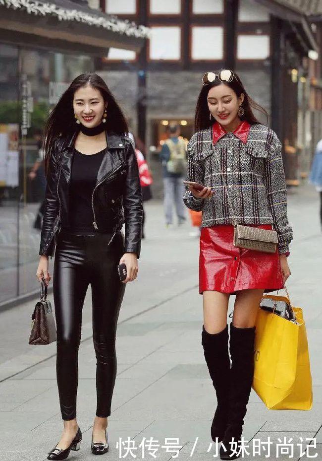 街拍美女:穿搭不用学闺蜜,保持自我风格,展现专属气质