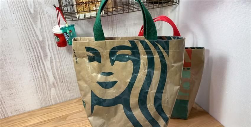 日本 日本手工牛人,把一次性纸袋做成手提包,看完想学缝纫了!