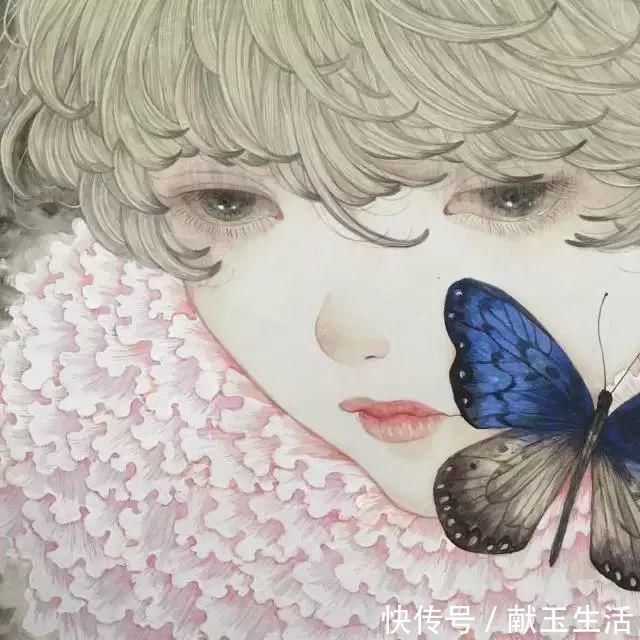 铅笔#她的铅笔插画,画出每个女孩的心声,美到让人陶醉~