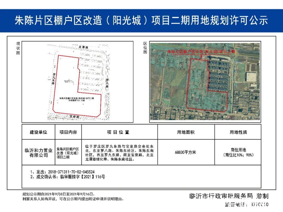 规划|涉及兰山、河东、罗庄，临沂这些项目用地规划公示