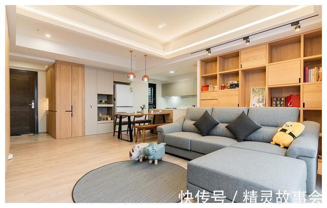 玄关|温暖,是对一个家最好的诠释!她家80㎡,清爽自然,太舒服了!