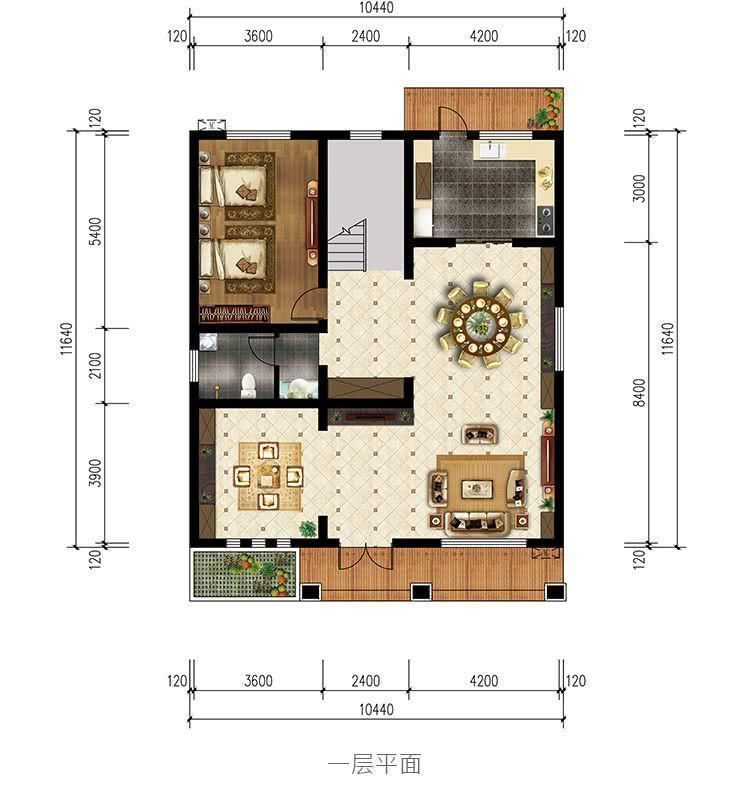 开间|小开间农村自建房,5款开间10米的农村别墅户型,好看又实用!