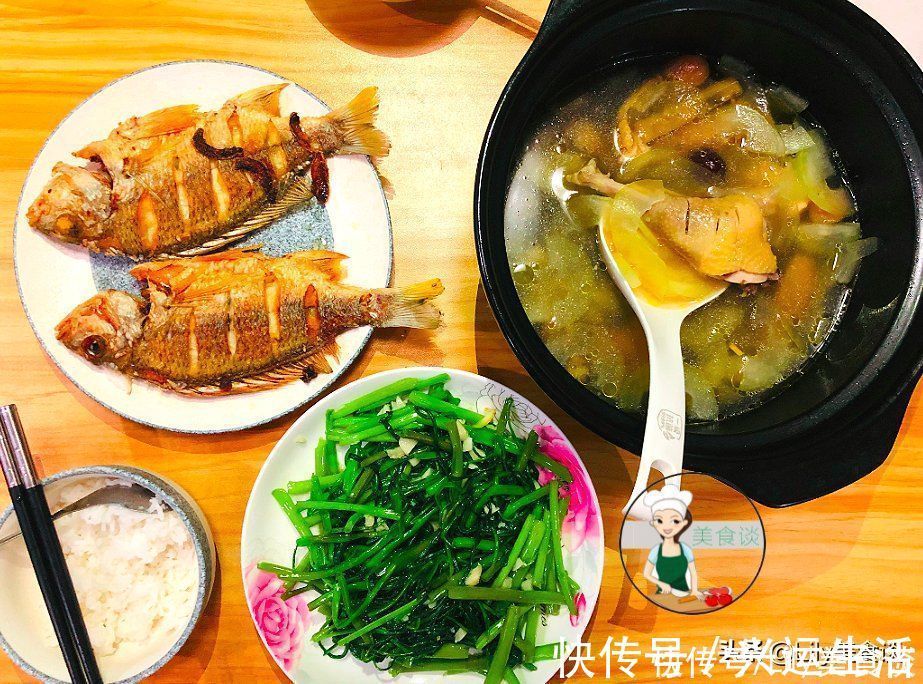 朋友圈|广东90后夫妻晚餐,在朋友圈走红,吃饱吃好不浪费,拒绝精致穷