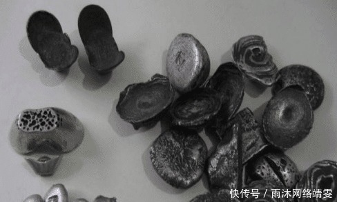 银子@古代银子真实样子,不仅丑上面还都是牙齿印,扔地上都认不出来
