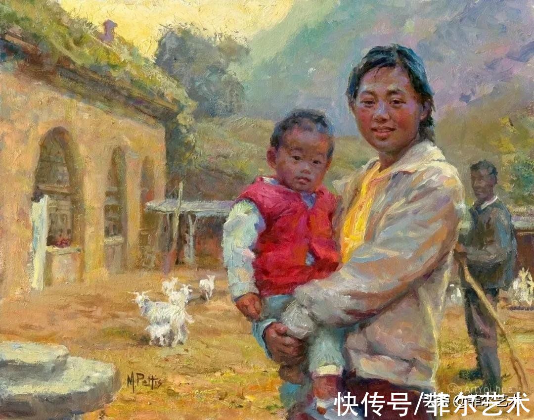 兰迪@她是一位富有表现力的现实主义画家，笔触和色彩让人喜欢不已