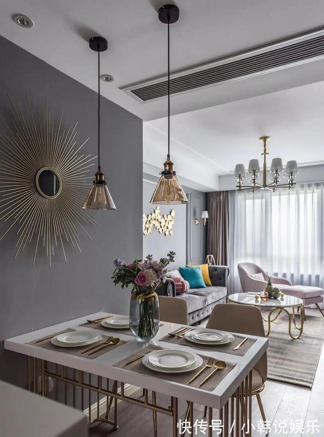 业主|120平轻奢风三居，充满活力和温馨的婚房设计