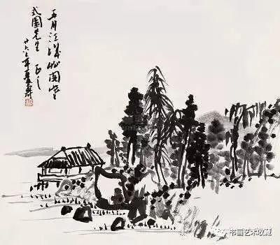  溪山烟雨|国画名家：潘天寿山水画50幅赏析