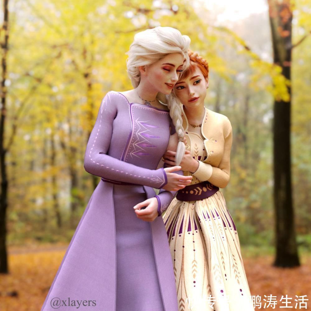 3d|“冰雪女王”艾莎,真人都难以COS,3D建模才能实现100%还原