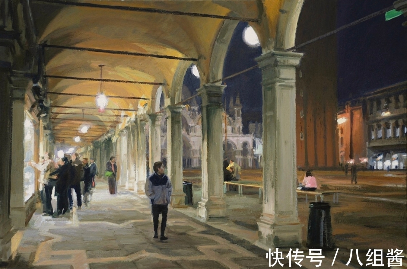 艺术#如此佳作,怎能一个“美”字能够概括——休斯的户外风景画艺术