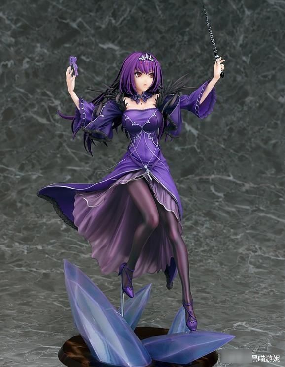 老太婆|fgo斯卡蒂手办追加官图 玩家:虽然是过气紫色老太婆 但依旧要氪