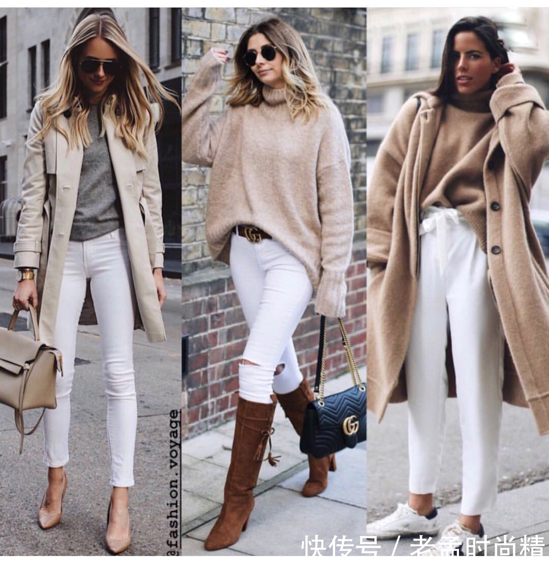 秋冬 换季穿衣太纠结?可盐可甜的秋冬穿搭,颜色搭配很值得借鉴