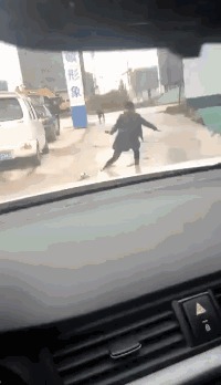 |搞笑GIF动图,给家里的金毛洗个澡之后,它自闭了!