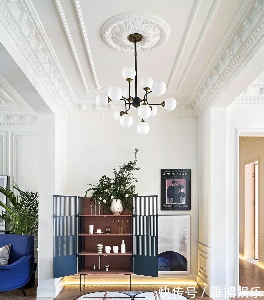 地板|135平户型,法式风格设计,极具时尚和浪漫气息