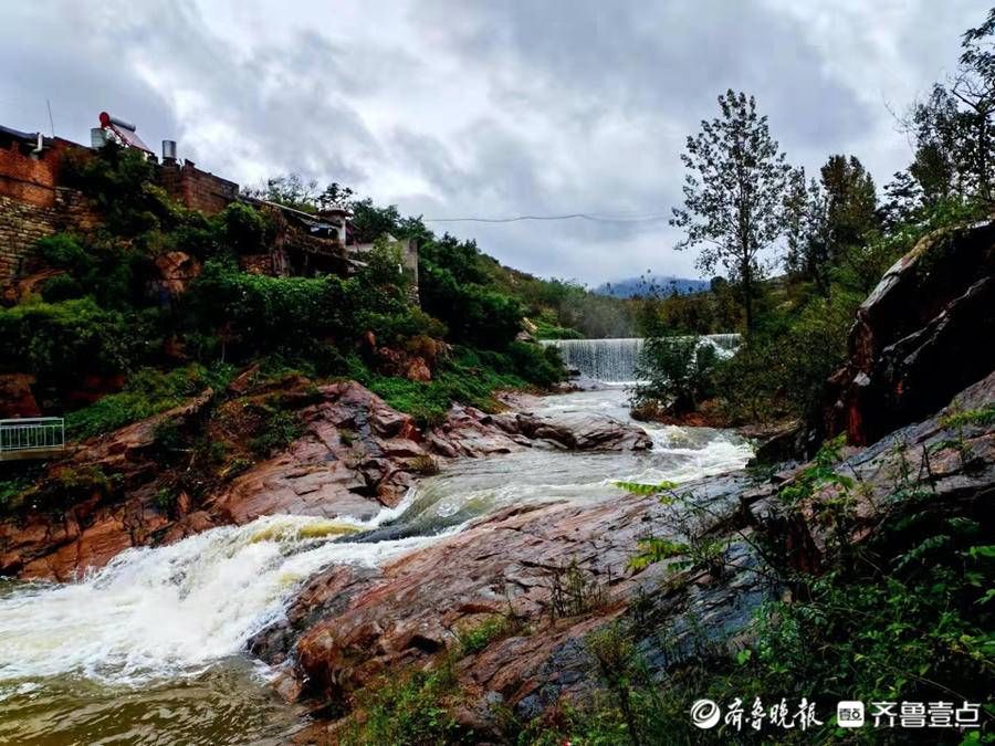 古村落|雨后齐长城下的古村落南栾宫，宛如美丽画卷