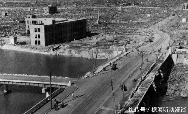 核爆|广岛核爆后老照片：7万人瞬间气化蒸发，到处是断壁残垣！