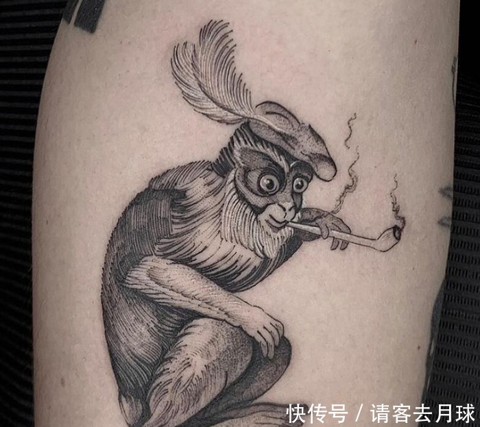 线条|每一根线条它们都在认真的表达自己 好看的线条结构纹身(一)