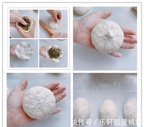 松软|浙江美食梅干菜饼,几十年老配方,馅料咸香,饼皮松软凉了也不硬