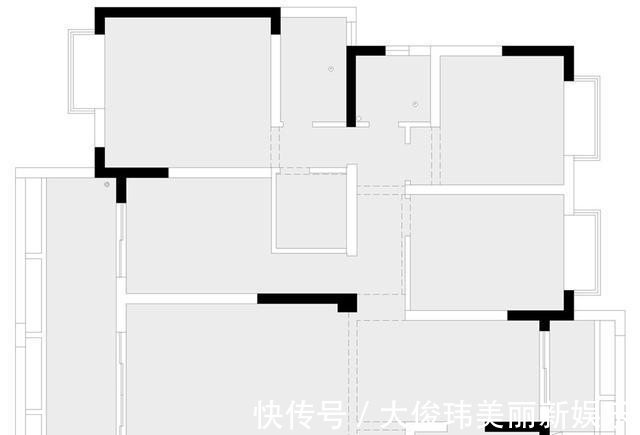 石膏线|老婆将大阳台隔出两间屋,168㎡四居妥妥变五房,谁看谁羡慕!